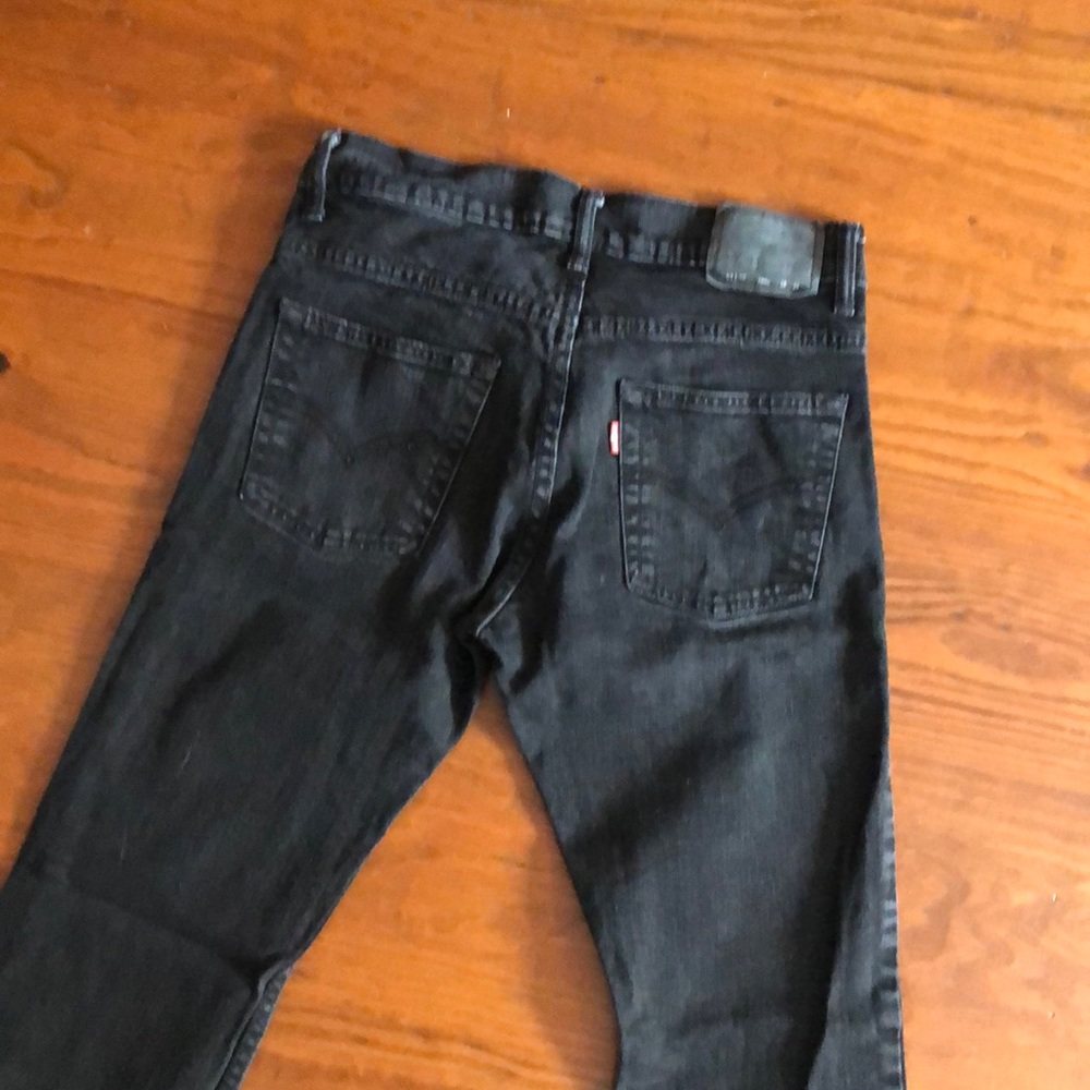 Levi’s 28 x 28 black jeans 511 slim